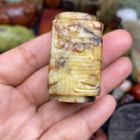 和田玉未镶嵌颈饰70