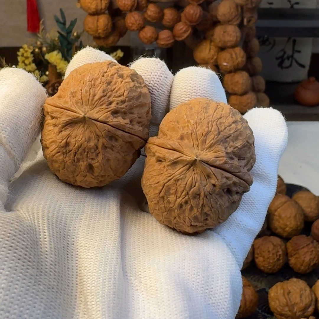 文玩核桃把件?****?铁石球41.2