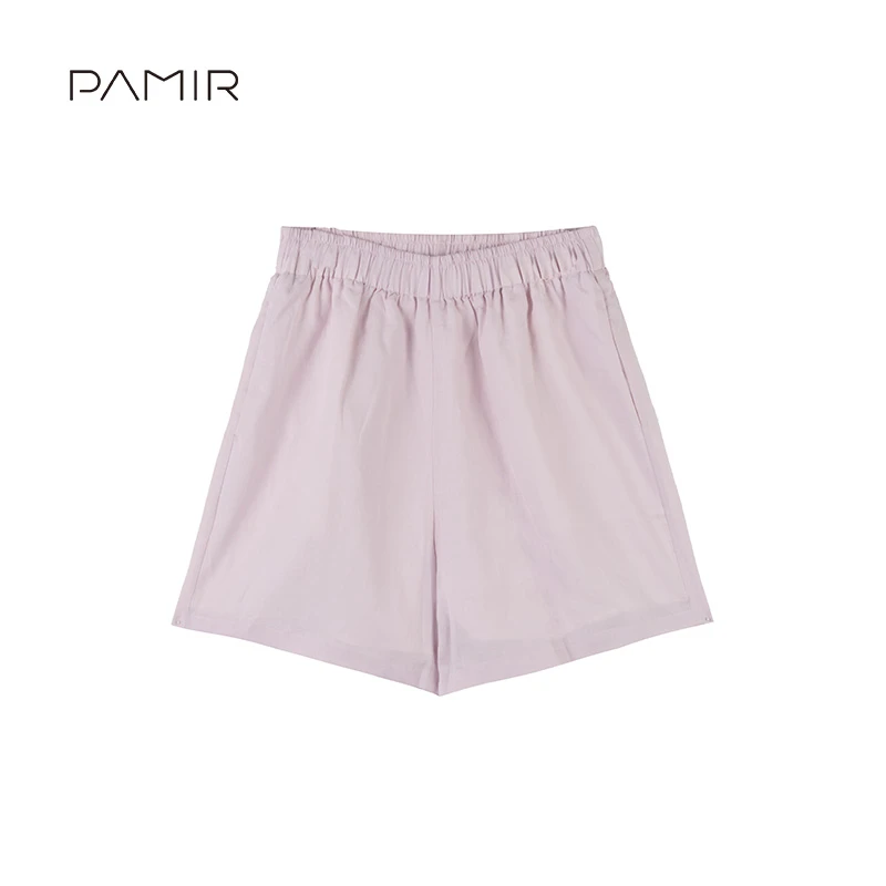 【冬姐精选】PAMIR春夏新款女高腰苎麻休闲短裤 SZ161