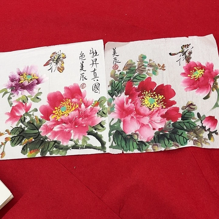 国画花鸟等图案和
