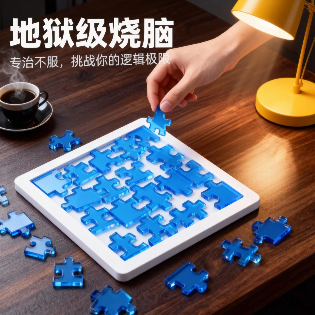 Puzzle Calibaron 12 十级难度超难烧脑异形拼图高级挑战益智游戏