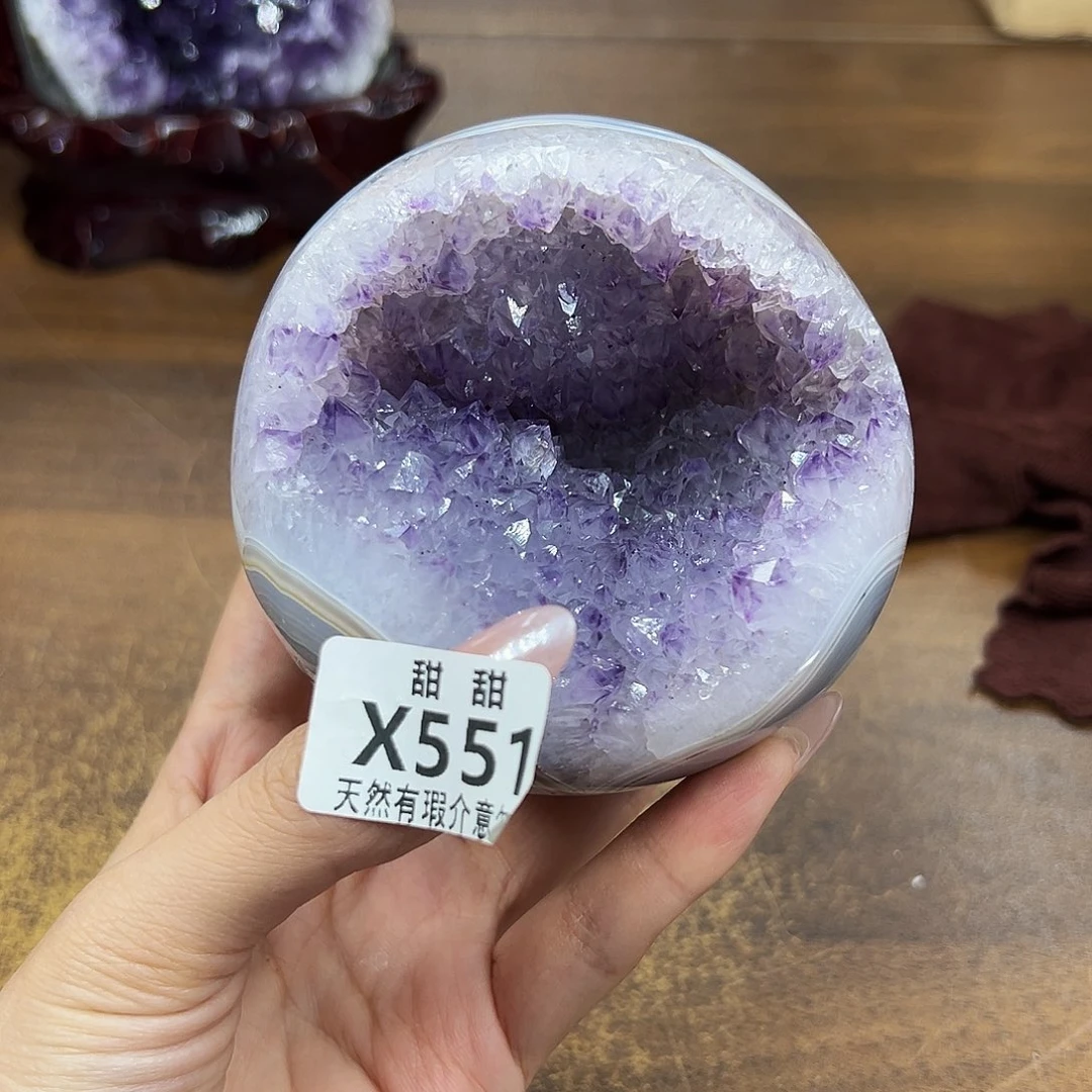 瓷片晶体大型摆件未镶嵌