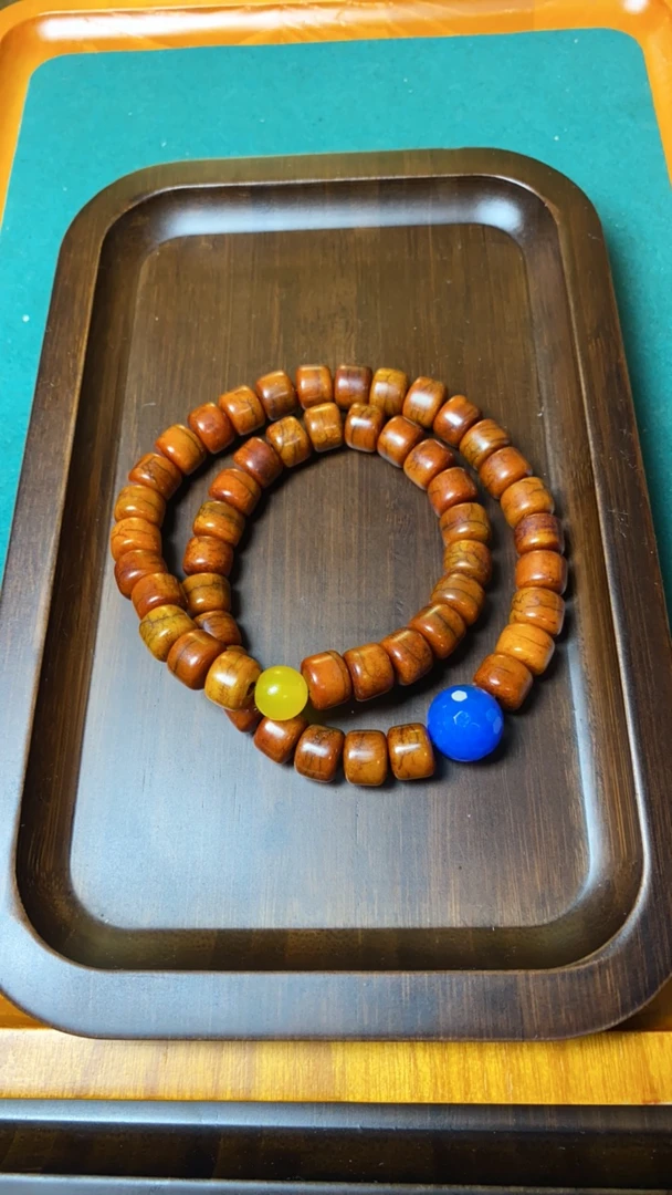 非金属珐琅手链 藏式经典两圈手链