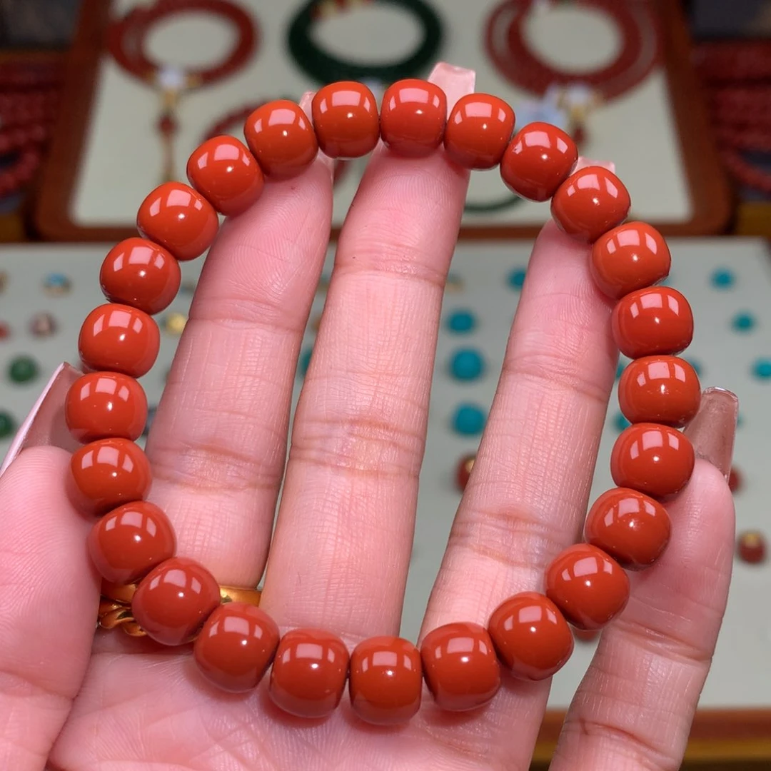 南红玛瑙颈饰未镶嵌