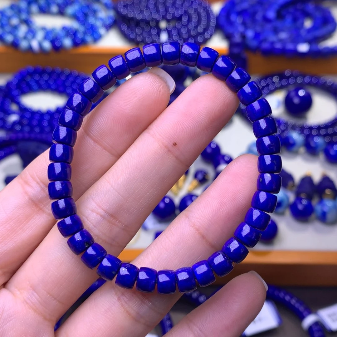 溏***蛋青金石未镶嵌手串