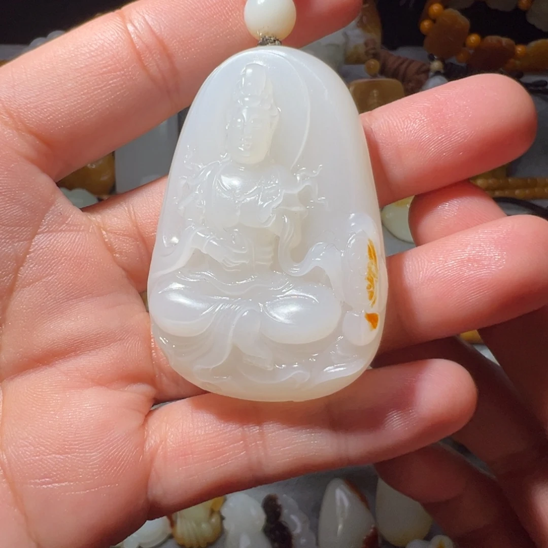 大***园和田玉未镶嵌吊坠(不含链)