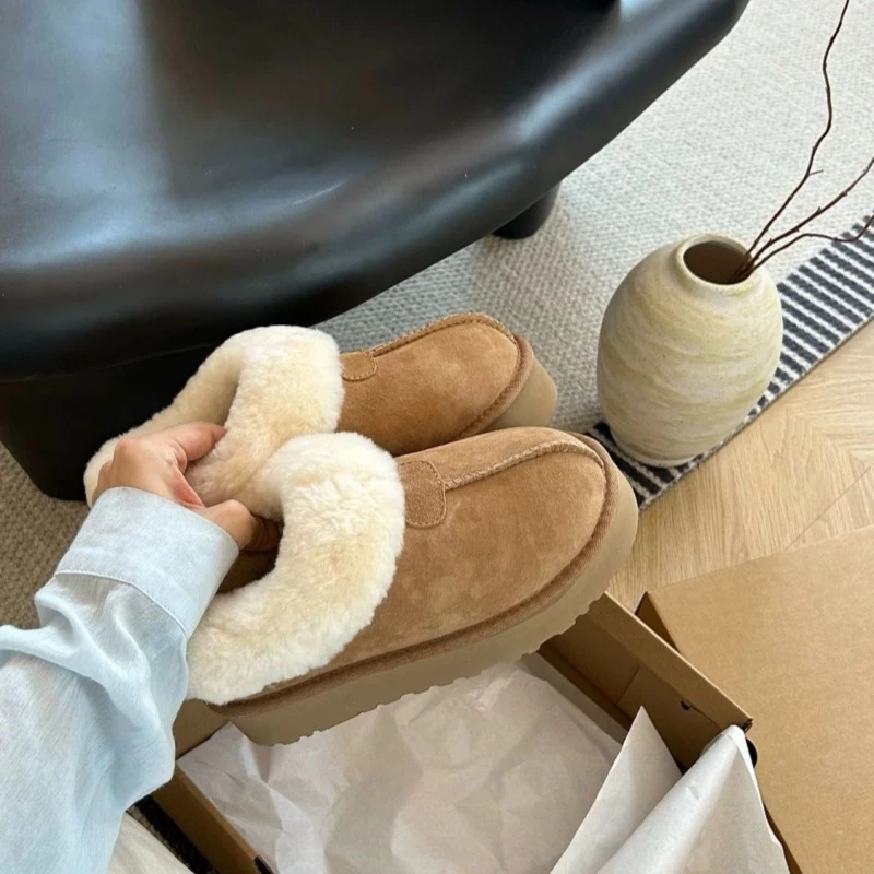 Mxmeng福利雪地靴厚底加绒加厚抗寒保暖