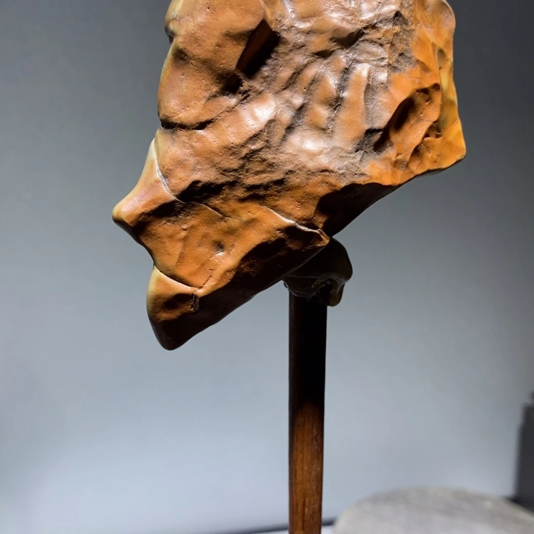 石***妖石材天然戈壁石摆件