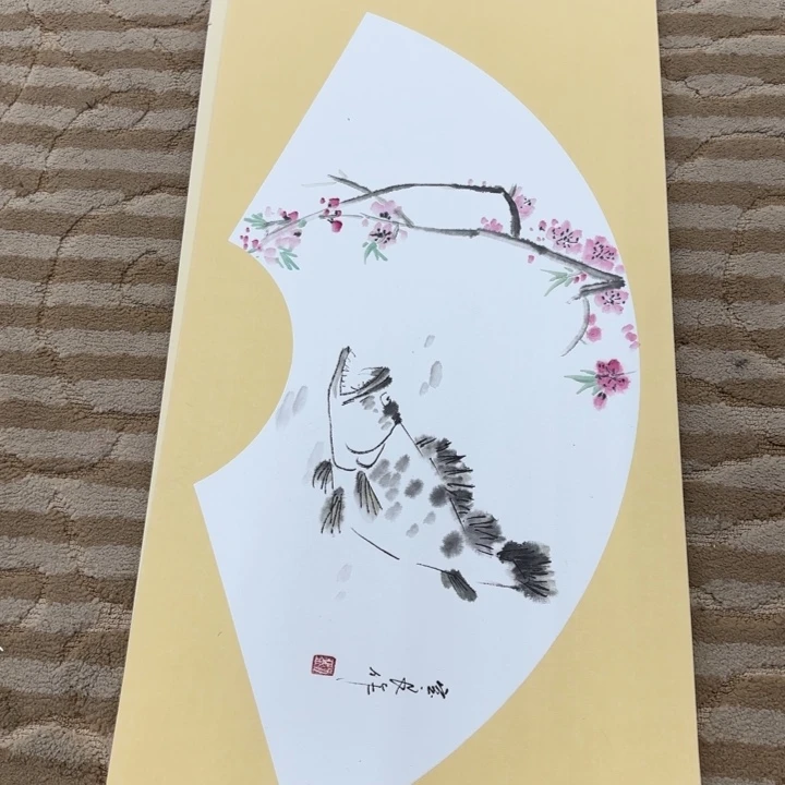 国画花鸟的翅膀和羽毛的