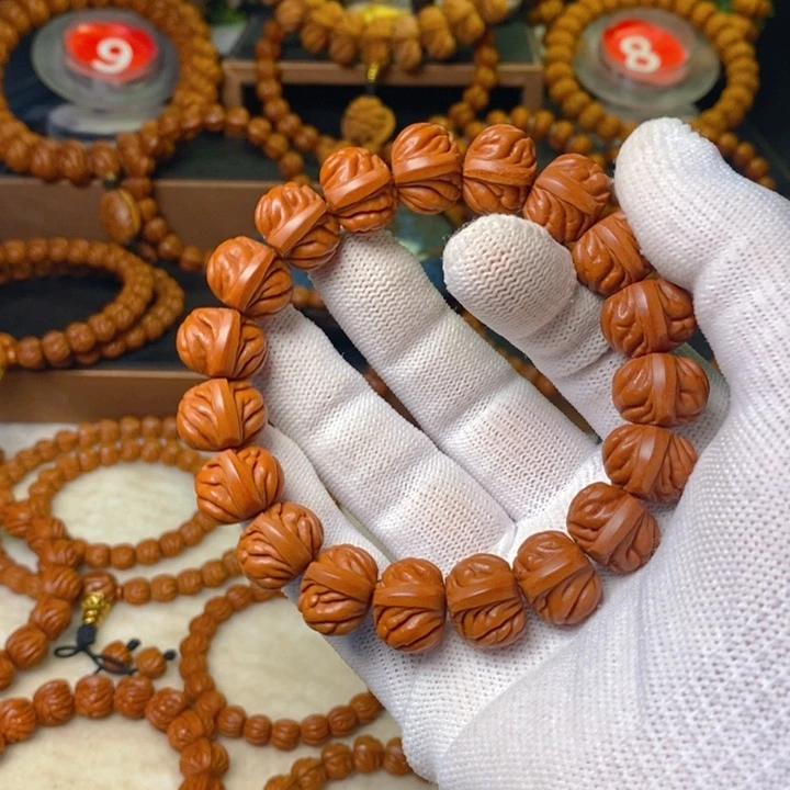 ****️手串桃核秦岭龙纹桃核