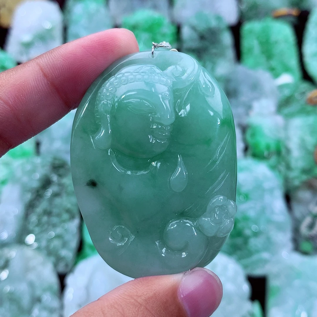 吊坠(不含链)未镶嵌翡翠