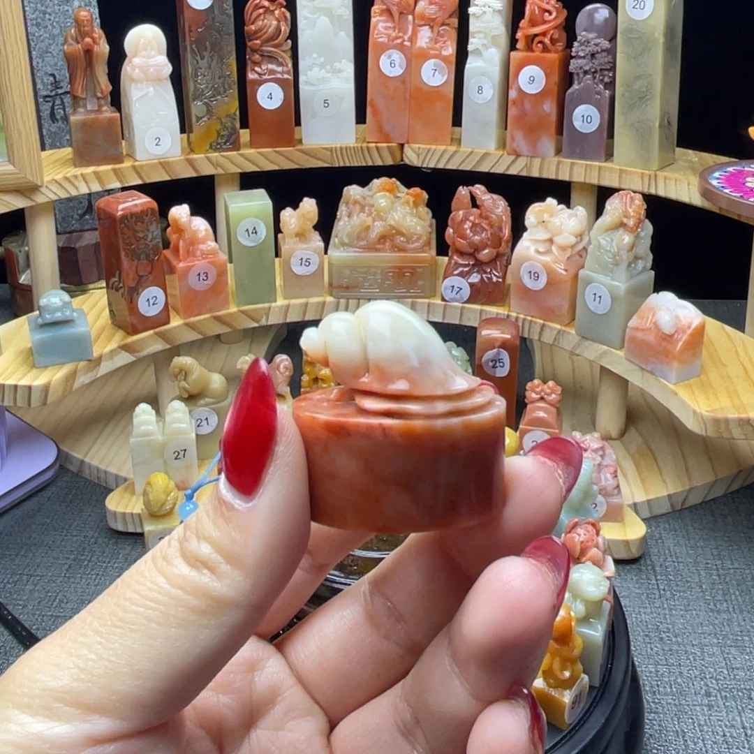 寿山石印石安居乐业