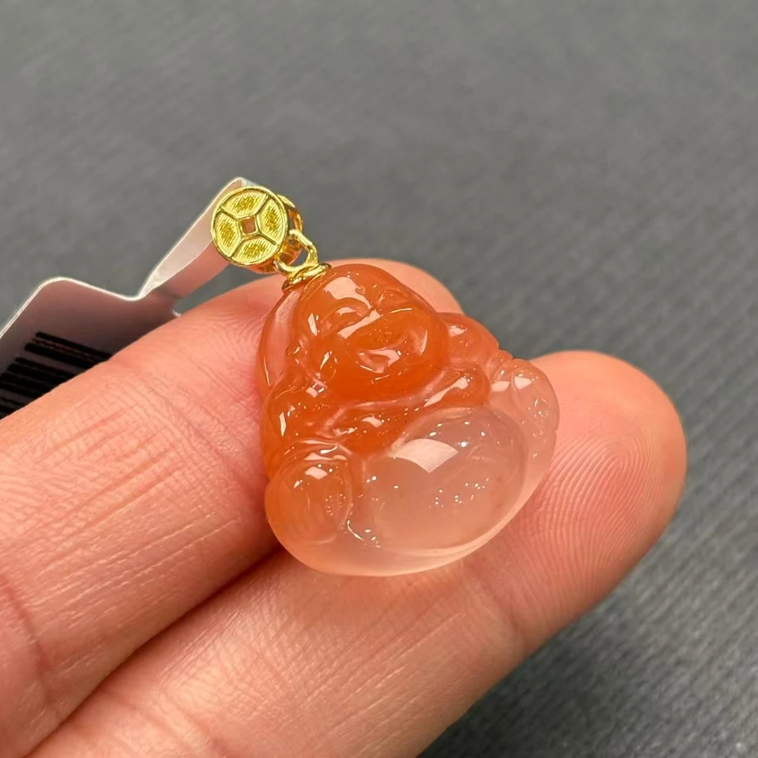 【初见珠宝】南红吊坠5-1C410X83【多样性发一件】