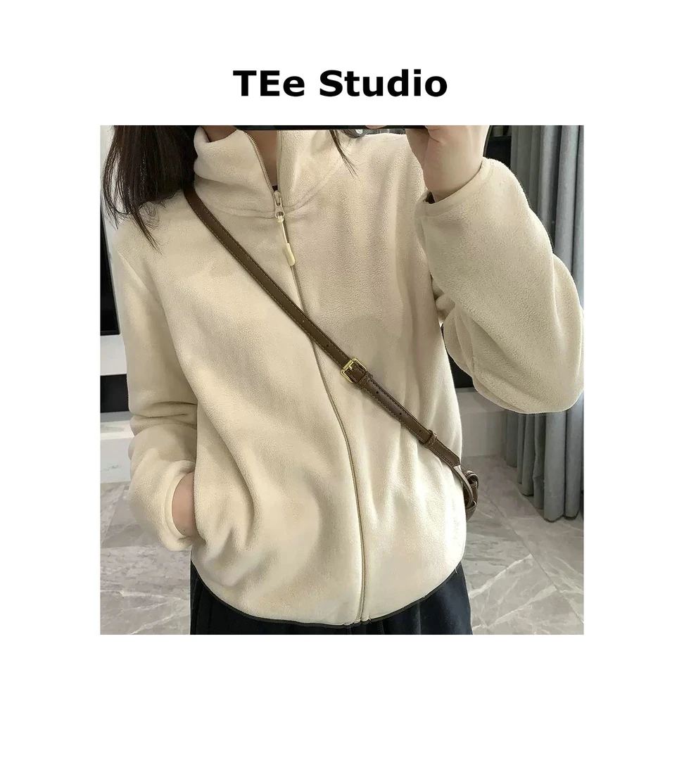 TEe Studio 高密度摇粒绒保暖拉链绒衫