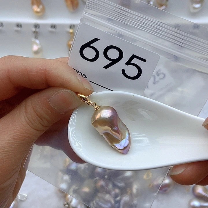 淡水珍珠颈饰银S925镶嵌