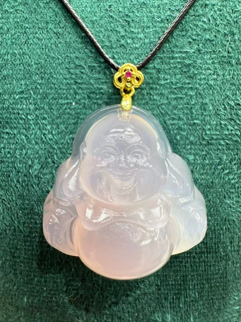 天然玛瑙紫佛公男女同款拍一发一