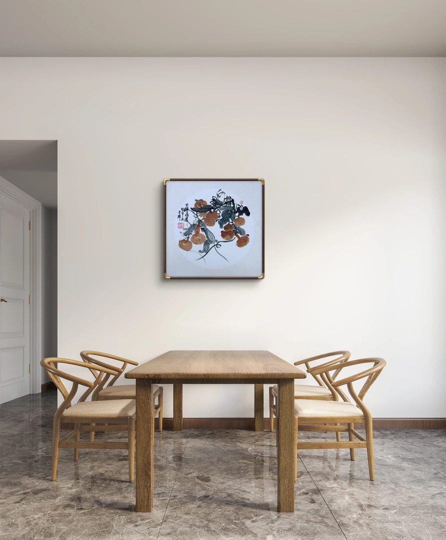 葫芦客厅装饰壁画