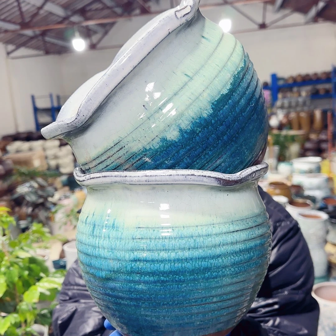 花盆紫砂高17宽20