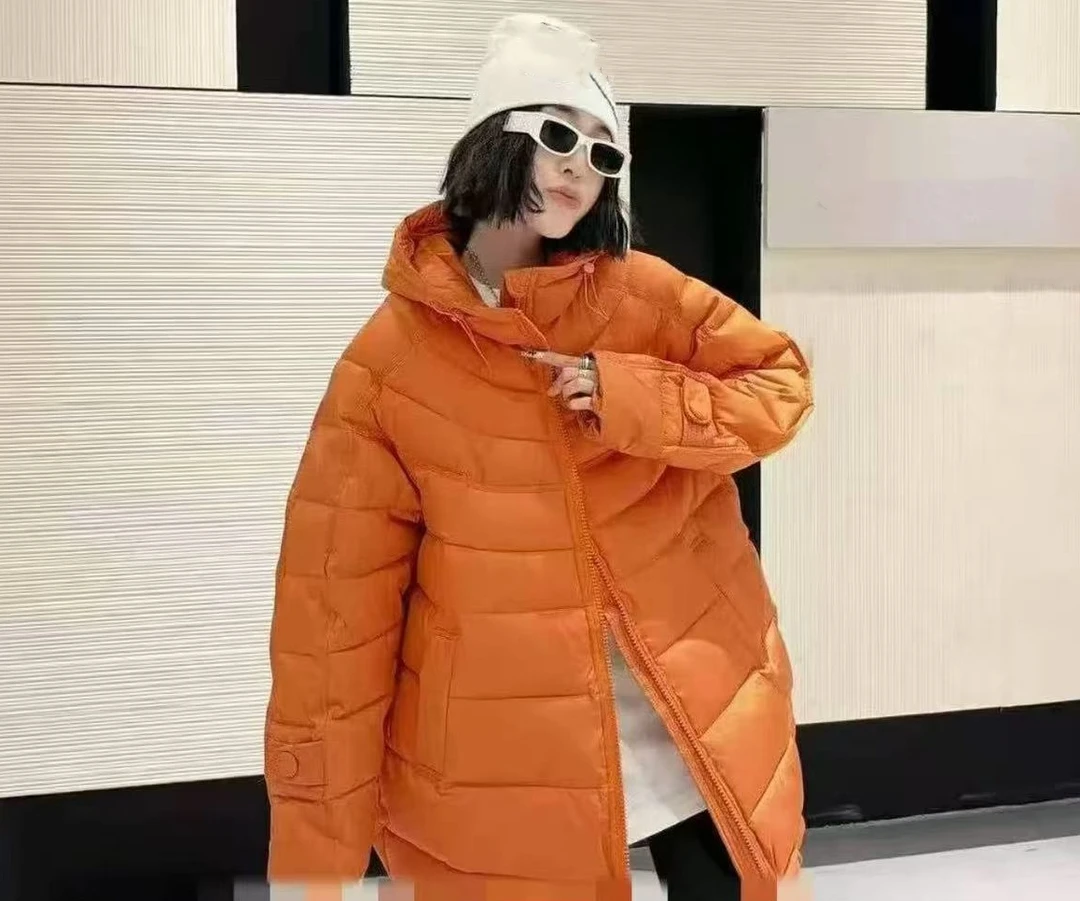 奇奇家时尚韩版大码女装2025冬季新款休闲保暖长款排骨服棉服外套