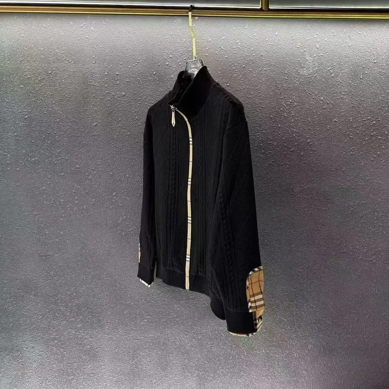 （不带标）欧洲站轻奢潮牌男士卫衣拉链拼接袖外套-KS10款