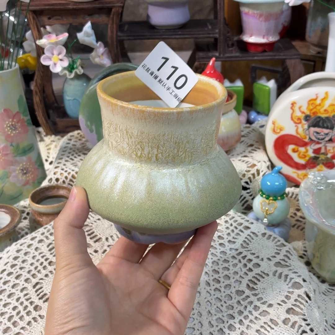 景德镇手工陶瓷花盆