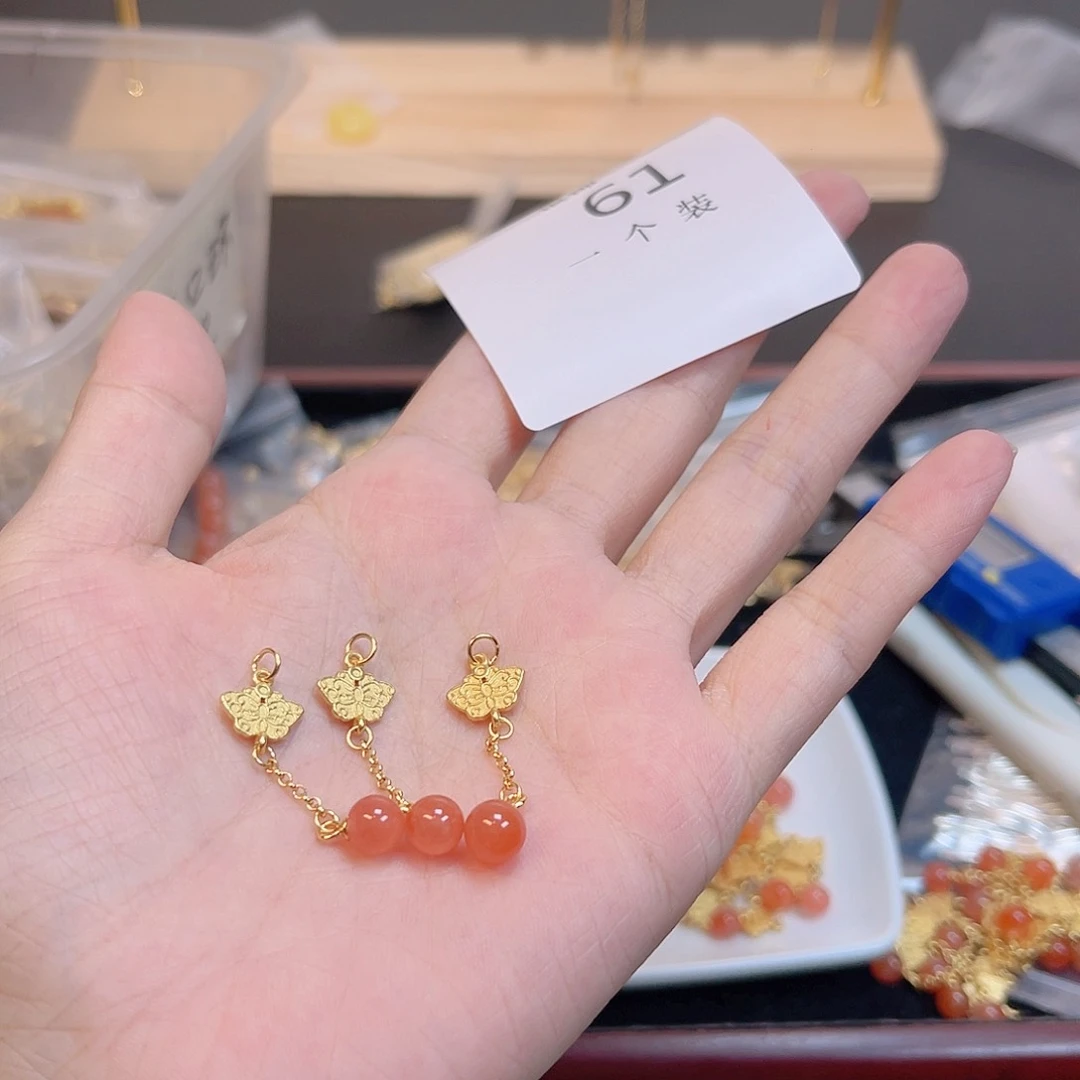 水晶珠宝半成品未镶嵌61 。