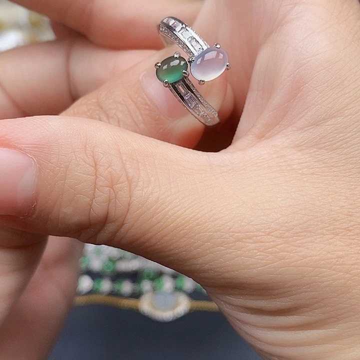 翡翠未镶嵌戒指缅甸翡翠a货