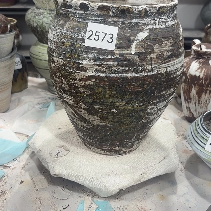 摆件2573，有孔景德镇