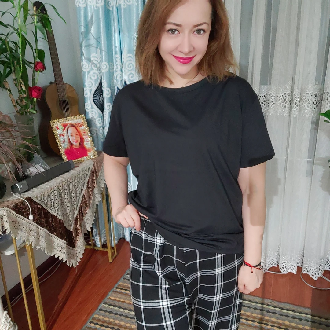 舒适凉爽女睡衣套装居家服