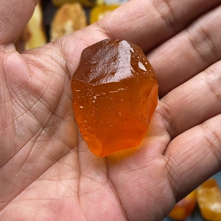 定制蜜蜡未镶嵌天然蜜蜡原石