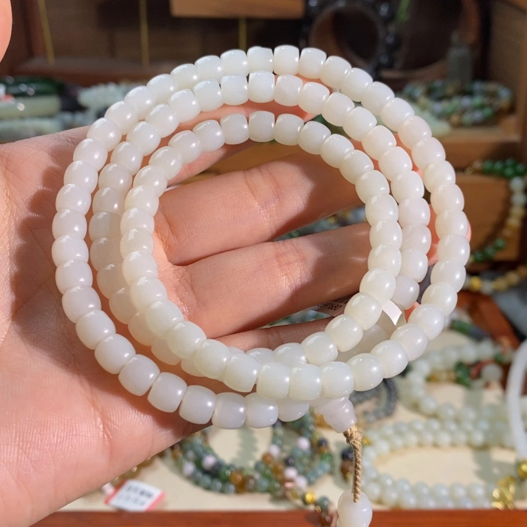 和田玉未镶嵌手链