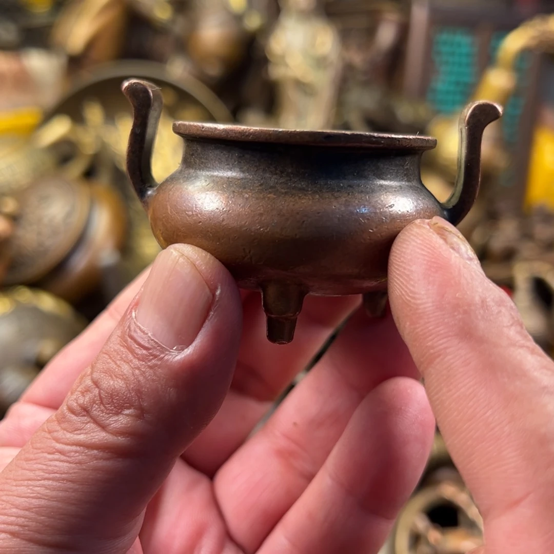 茶壶香炉铜器摆件
