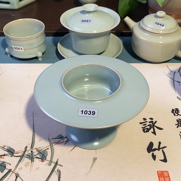汝瓷1039 青鸾汝瓷矿石釉