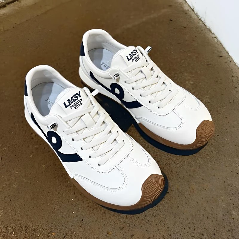 男鞋阿甘鞋百搭圆头套筒时尚男款时尚休闲鞋学院风德训鞋低帮男士