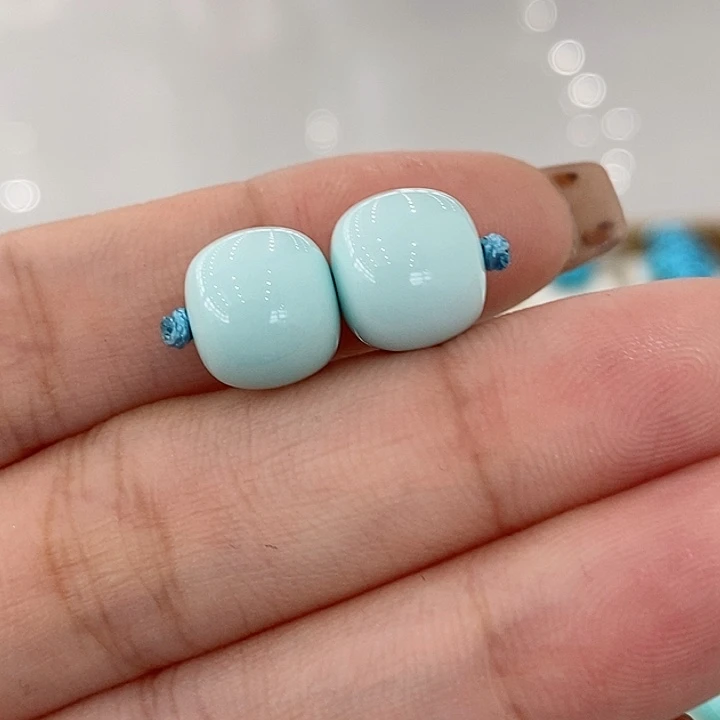 D***伯绿松石未镶嵌珠宝奇石