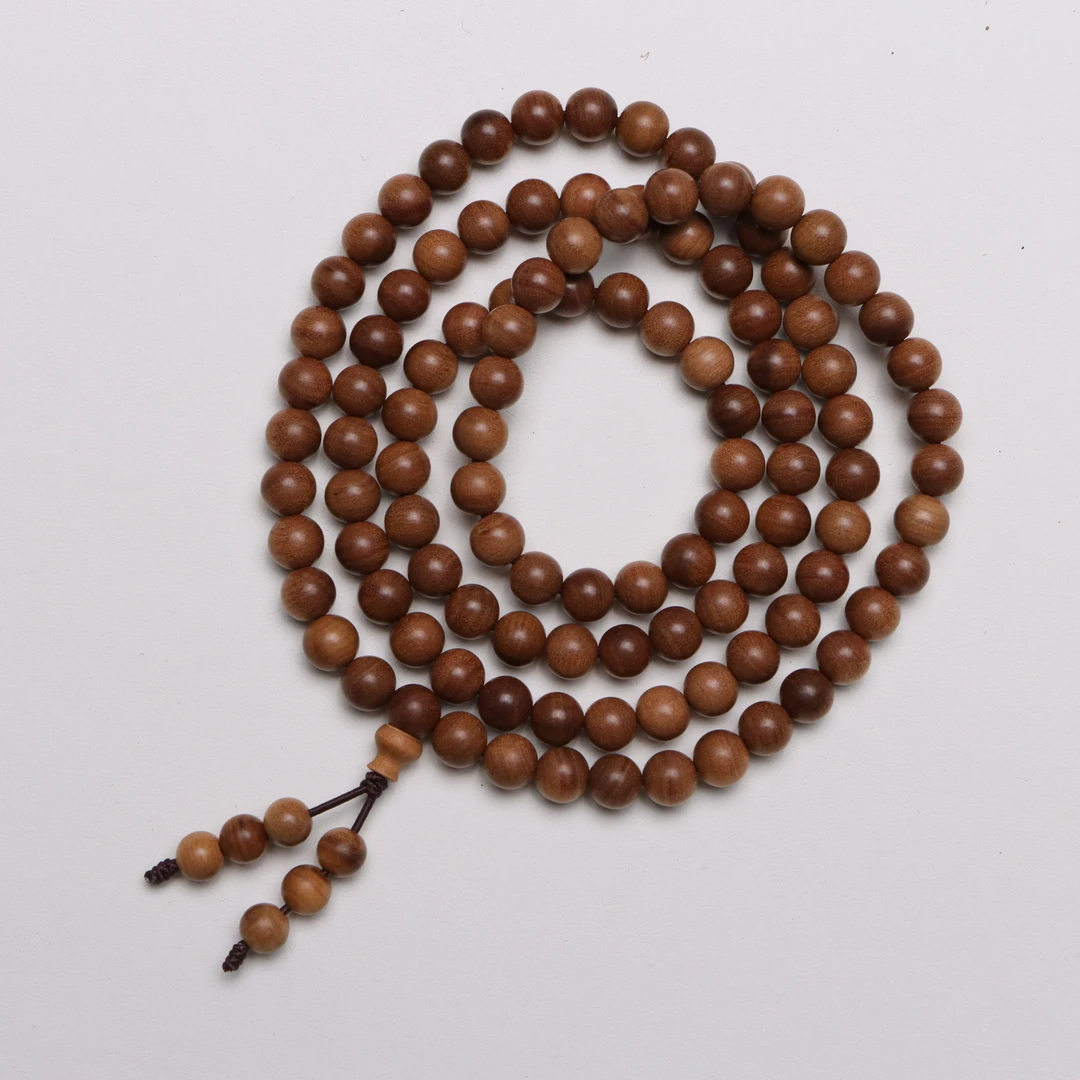 7/108横纹 印度老山檀香手串FL