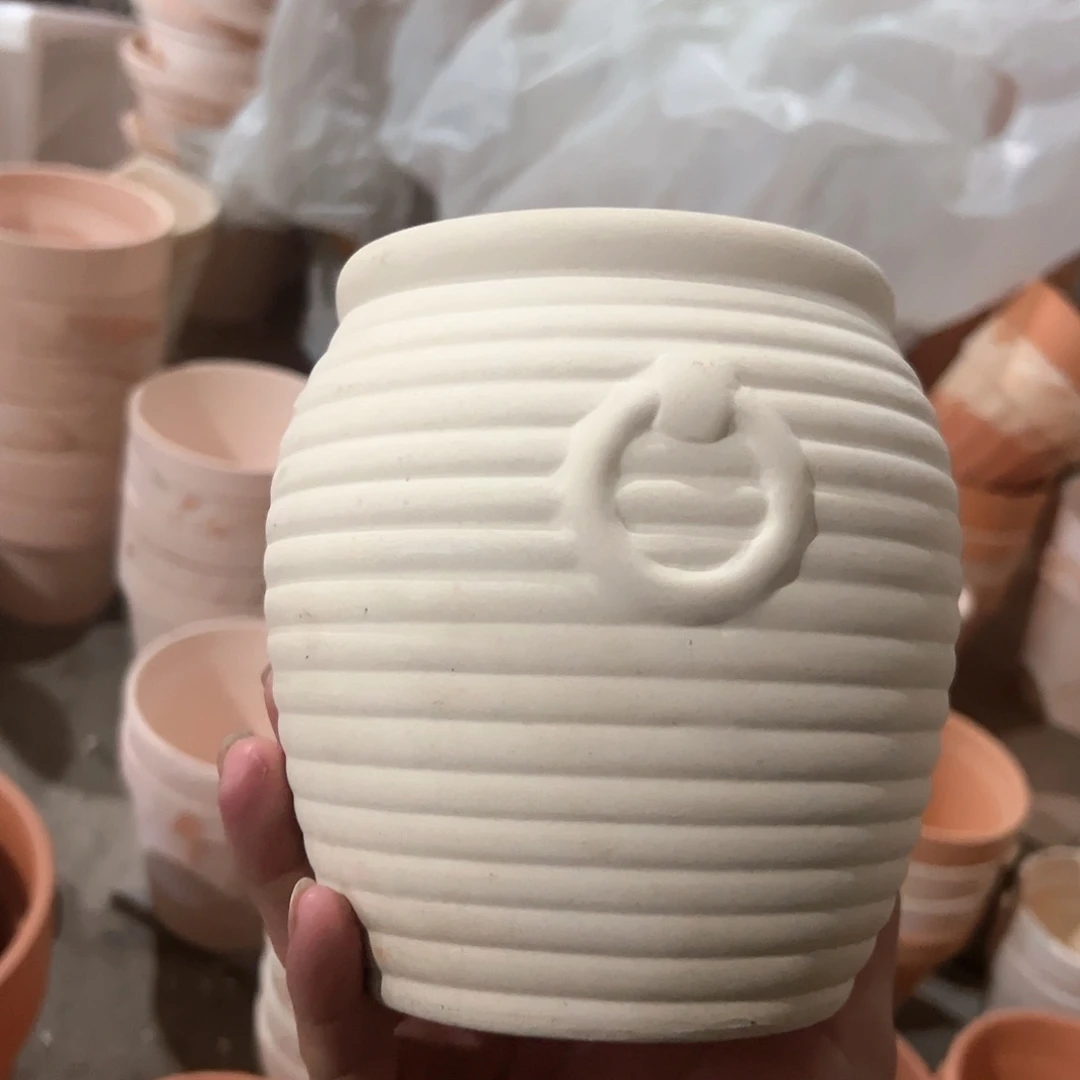 【闪购商品】红陶蜂蜜罐11口14高1个【微瑕】