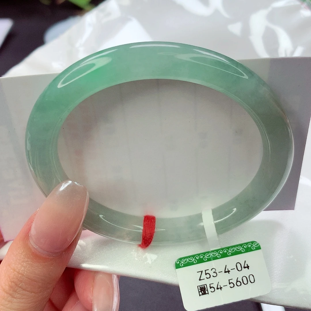 翡翠未镶嵌手镯缅甸天然a货翡翠手镯