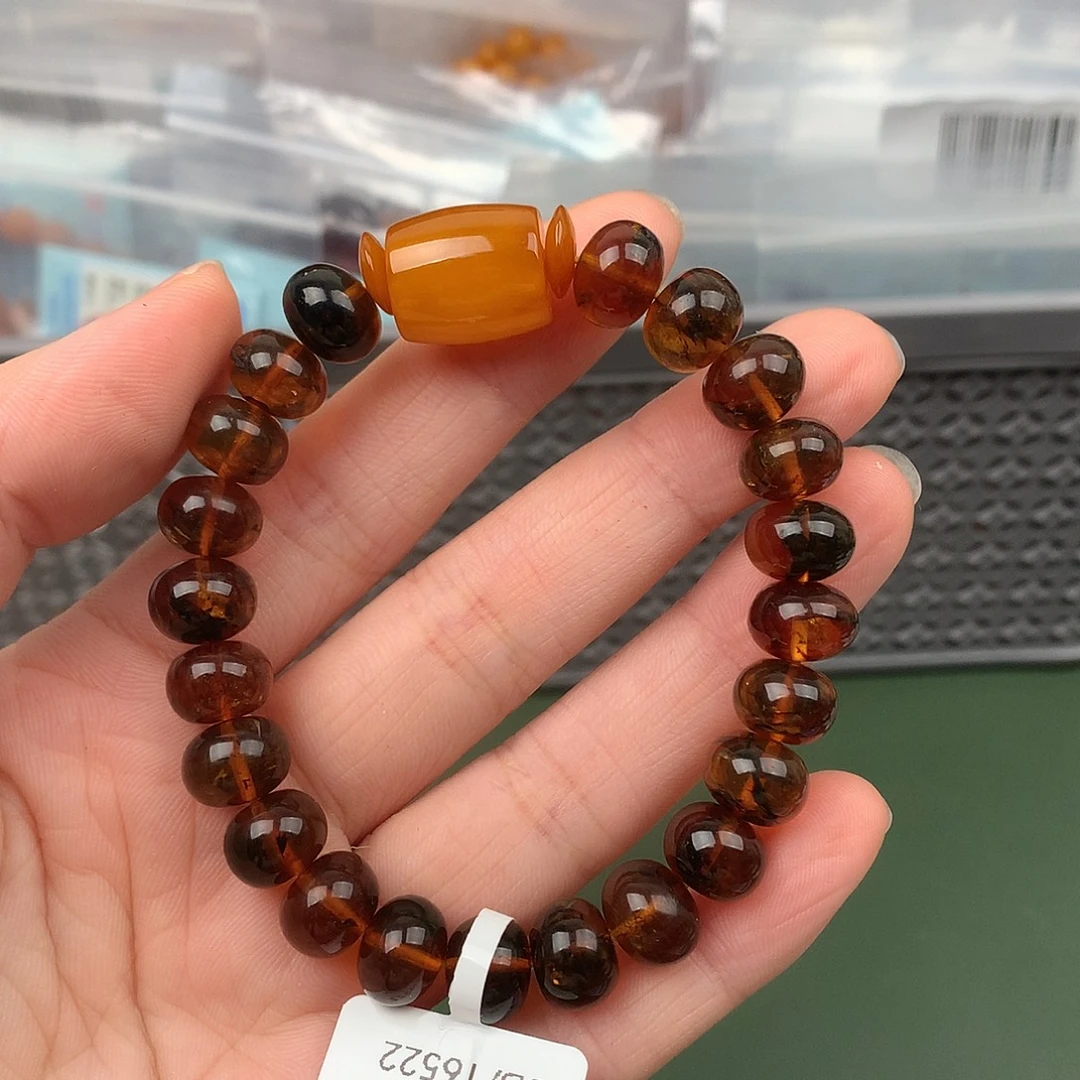 未镶嵌琥珀手链天然琥珀手串