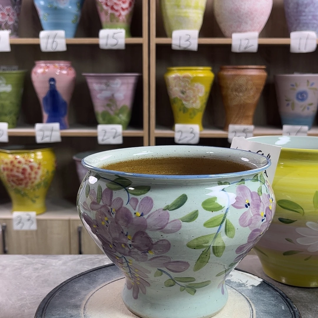 景德镇陶瓷花盆花盆