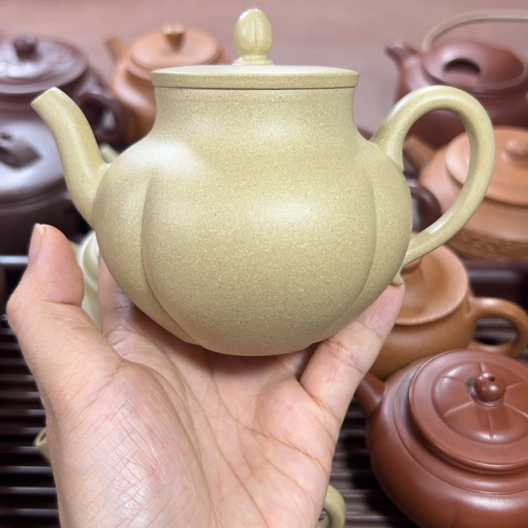 茶壶本山绿泥玉露壶 260cc