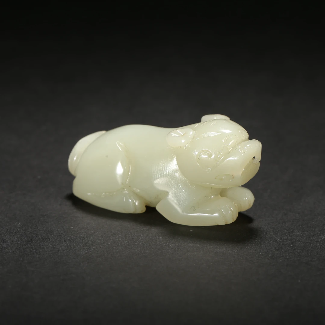 清代*玉瑞兽/07LB01069/和田玉【北京文博】