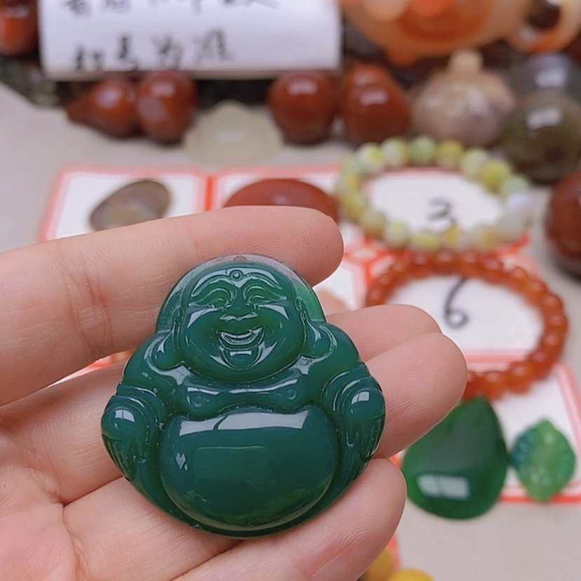 【闪购商品】未镶嵌玛瑙/玉髓珠宝半成品平****福