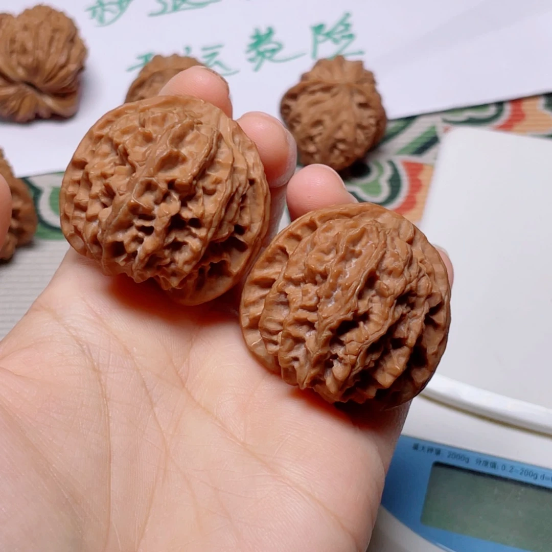 文玩核桃把件@**胖40 苹果园