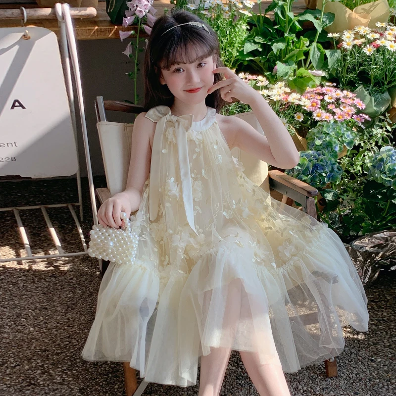女童连衣裙夏季2025新款儿童超好看洋气薄款裙子夏装小女孩公主裙