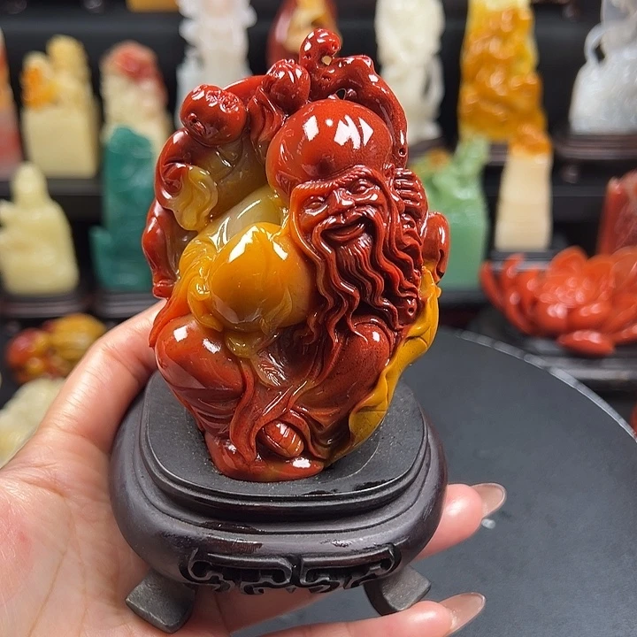 寿山石老性芙蓉石
