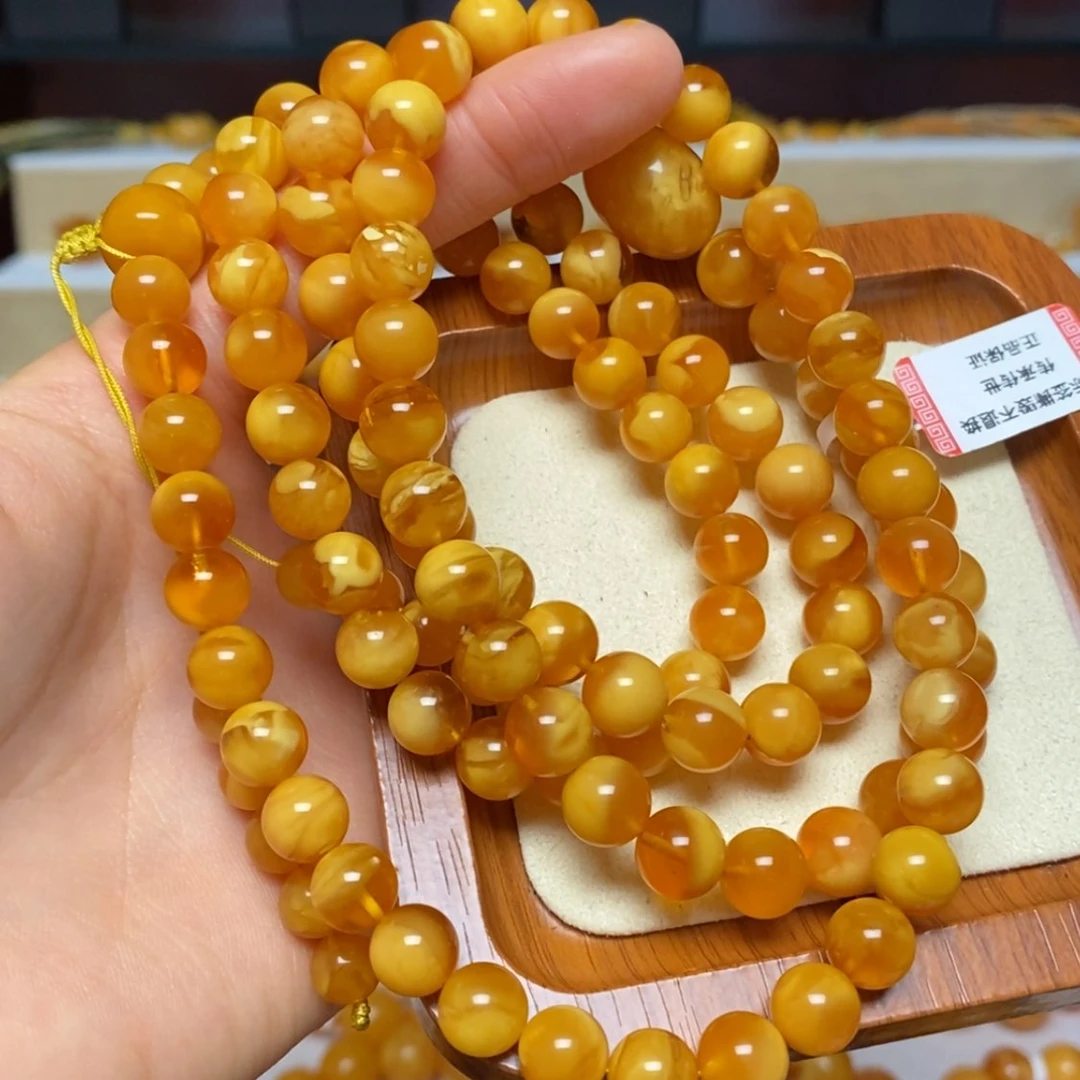 【闪购商品】未镶嵌蜜蜡手链手串