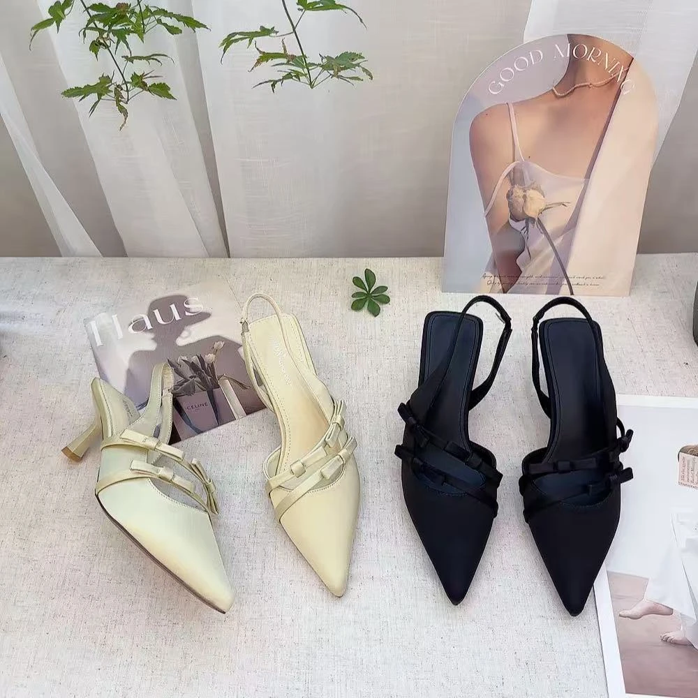 M9828气质女神蝴蝶结时装鞋