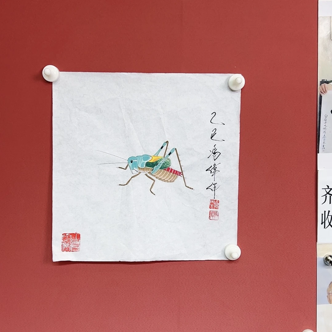 国画冯伟老师亲笔手绘国画作品慧