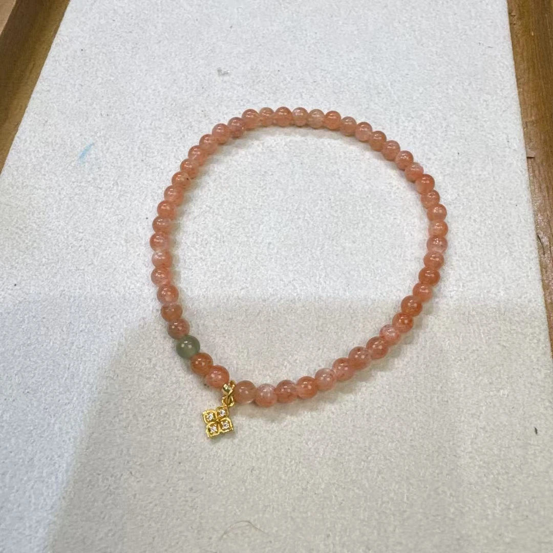 约卡3.8m金太阳和田玉手串